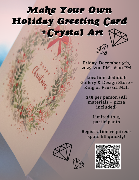 Holiday Card Making with Crystal Art Workshop Signup