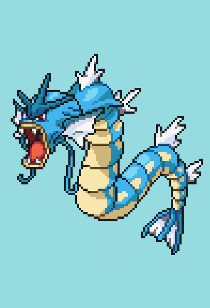 Gyarados - Pokemon Print