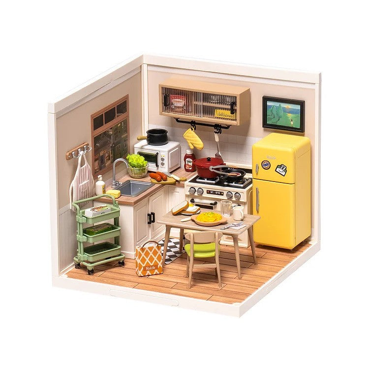 Happy Meals Kitchen DIY Plastic Miniature House DW008