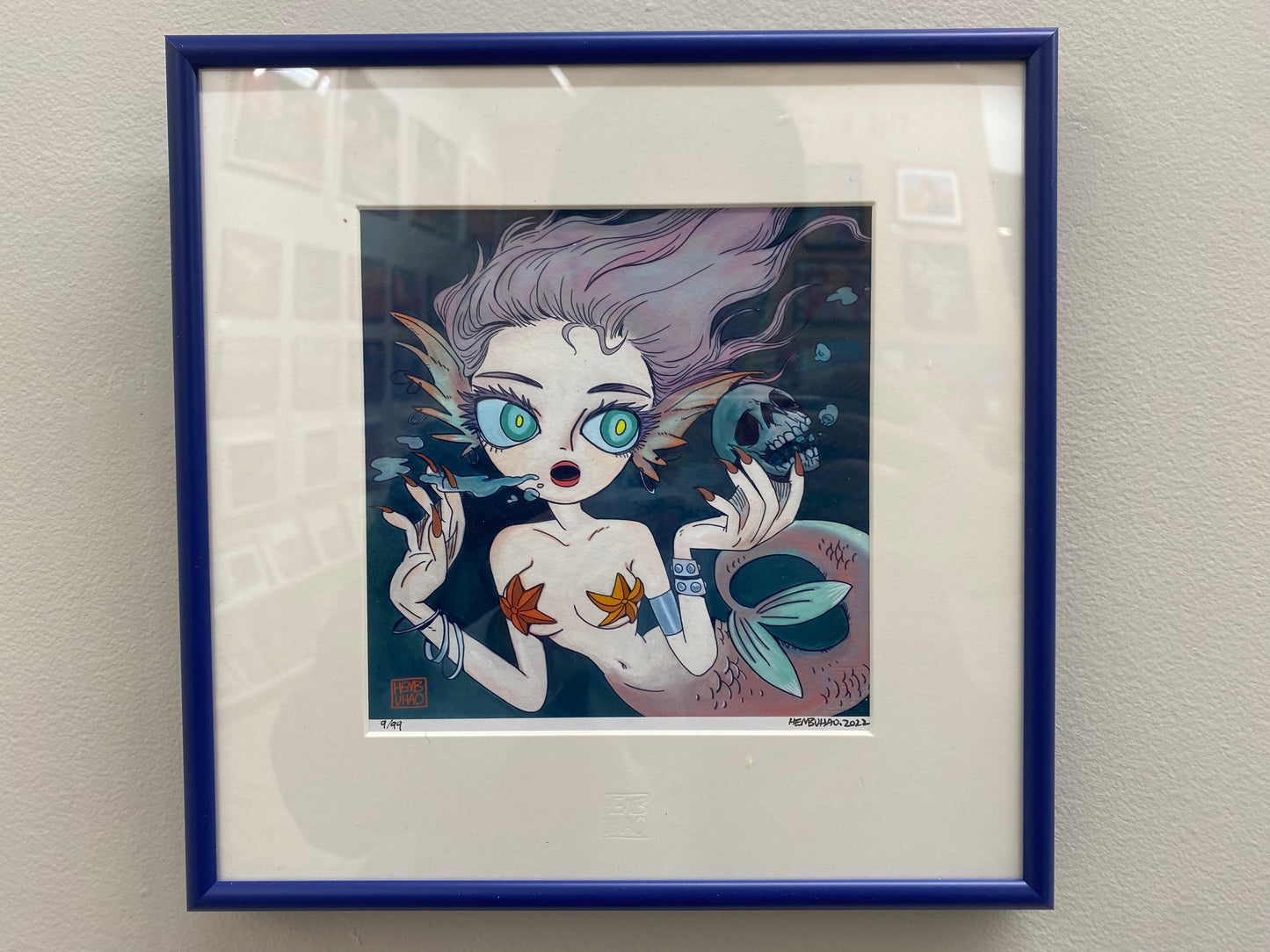 Mermaid, Limited Edition Print by HENBUHAO