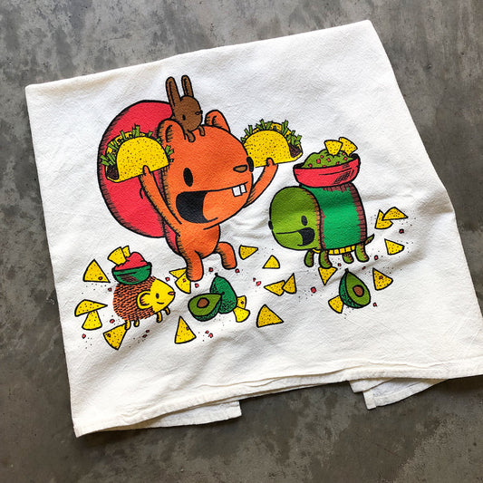Everyday Balloons Flour Sack Tea Towel