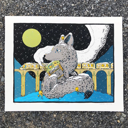 Arctic Express, Screen Print by everyday balloons