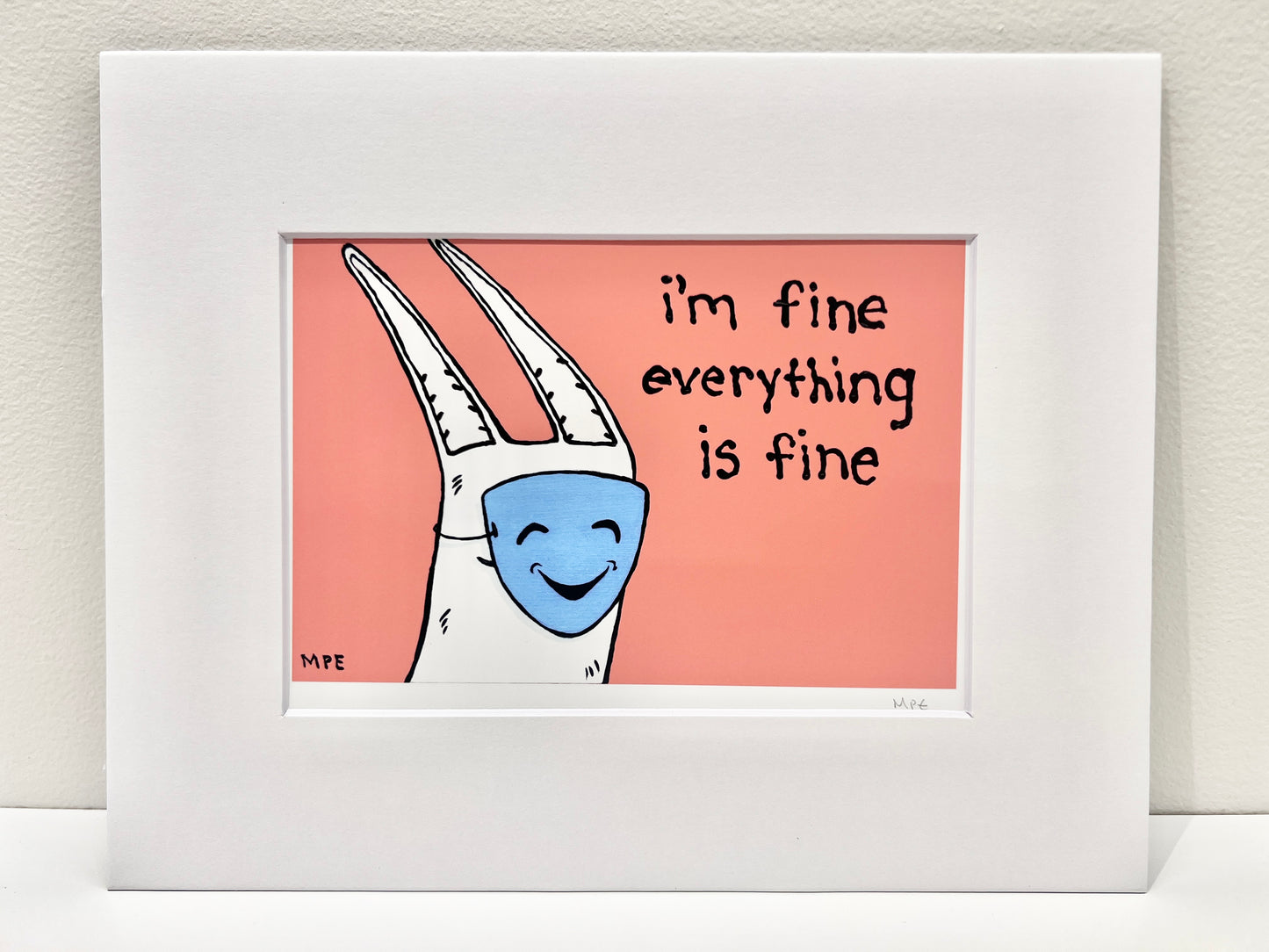 Sadness Rabbit, Open Edition Prints by Mary Engel