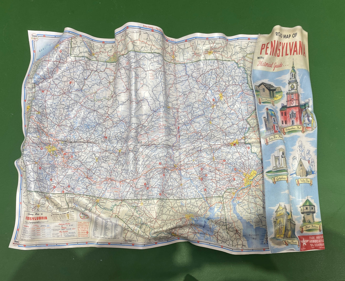 Braden Young- Road Map of Pennsylvania