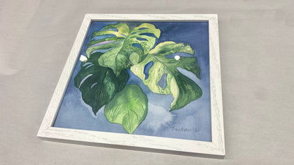 Tiantian Li- Orchid in Bloom & Monstera Study