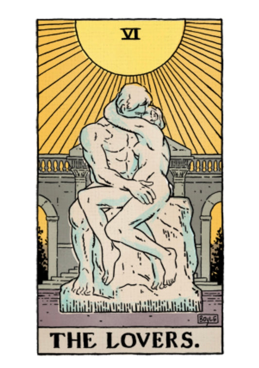 James Boyle-Philly Tarot Print The Lovers