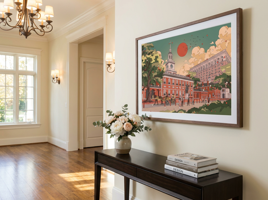 Mega Asellia: Independence Hall Print