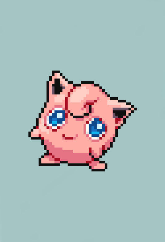 Jigglypuff - Pokemon Print