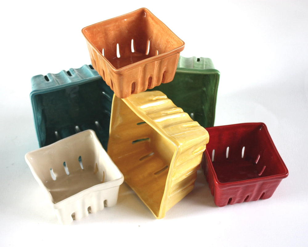 Large Ceramic Berry Baskets