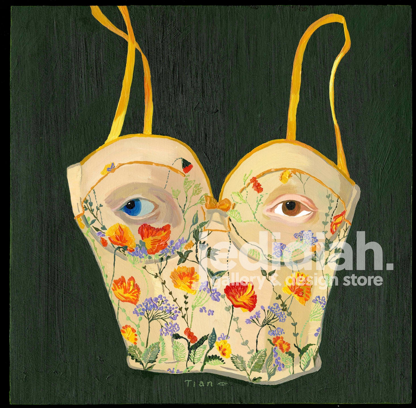 Look at me, Open Edition Print by Tiantian Li