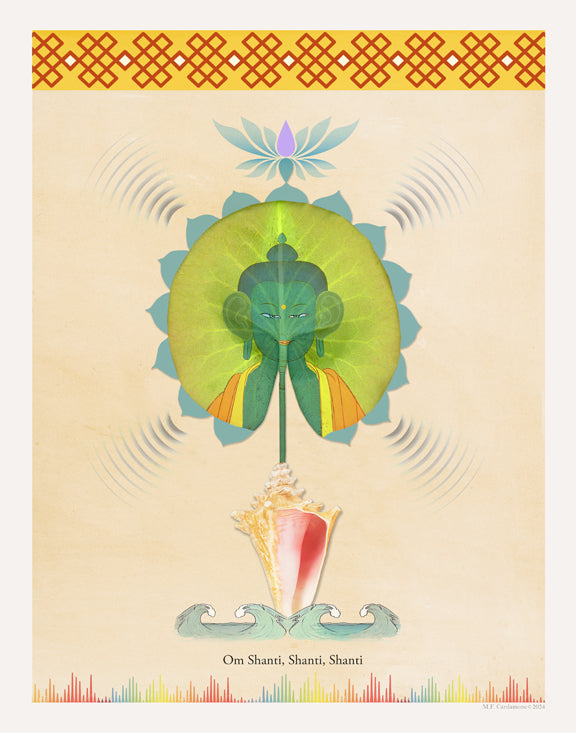 Lotus, Open Edition Print by MF Cardamone