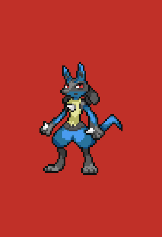Lucario - Pokemon Print