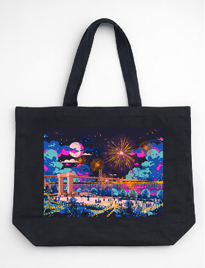 Mega Asellia- Phily Cityscape Tote Bags