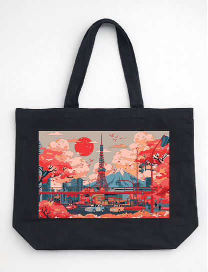 Mega Asellia- Phily Cityscape Tote Bags