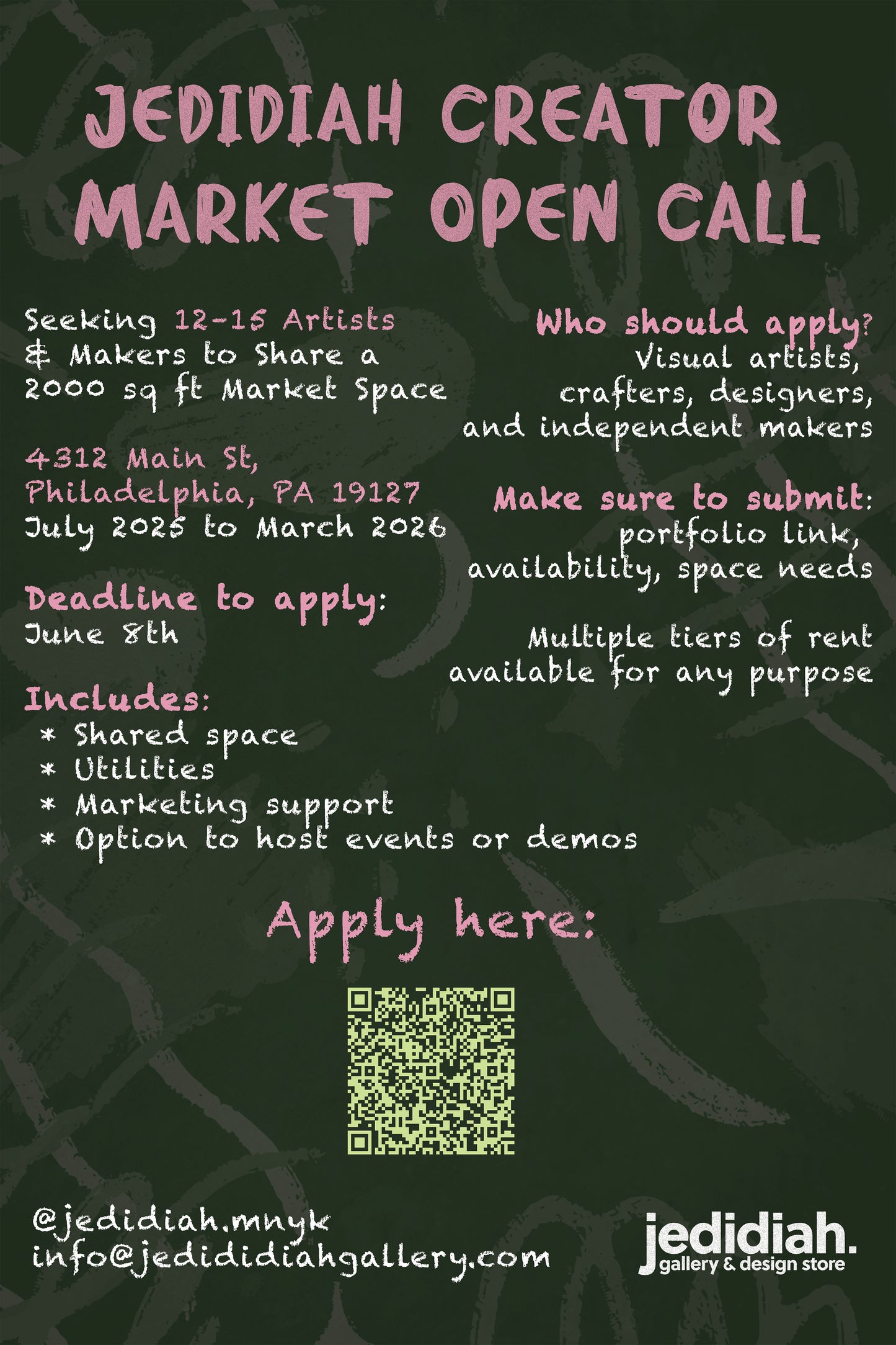Open Call- Manayunk Creator Market