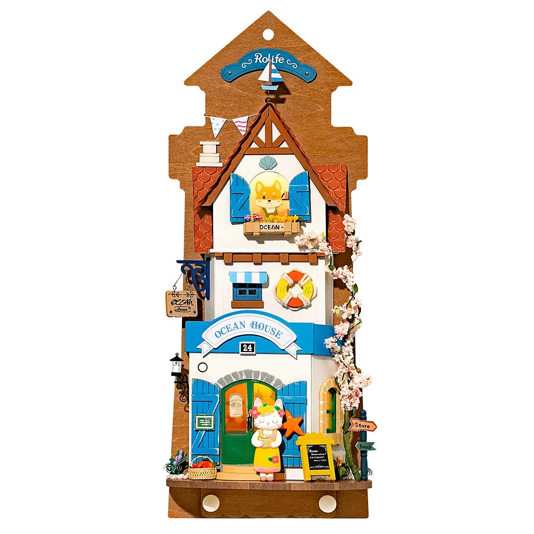 Rolife Island Dream Villa DIY Wall Hanging Miniature House Kit DS022
