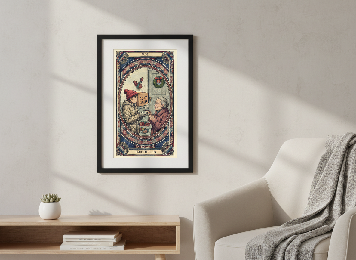America 250 Tarot Series - Page of Cups a commemorative tarot collection celebrating 1776–2026. (Copy) (Copy)