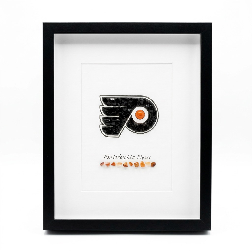Philadelphia Themed Crystal Art 10"x8"