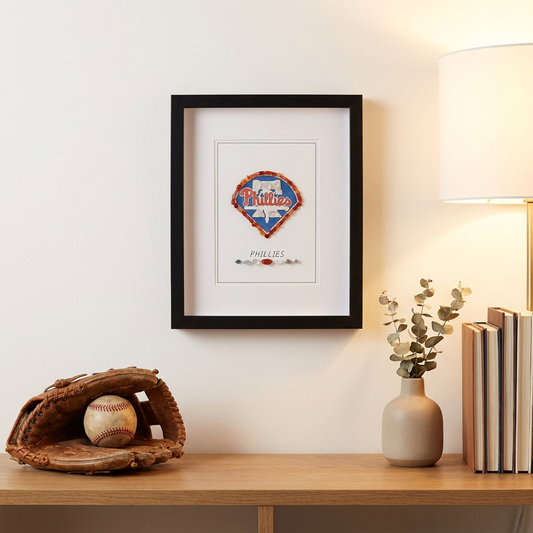 Philly Sports Team- Phillies Crystal Art