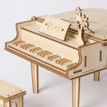 Grand Piano 3D Wooden Puzzle TG402