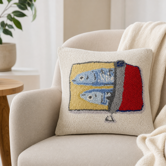 Sardines In Can Hook Pillow