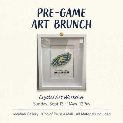 Crystal Art Pre-Game Art Brunch — Sunday, September 13 | 11AM–12PM