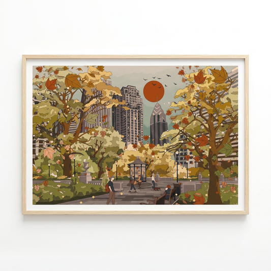 Mega Asellia: Foliage in Rittenhouse Square