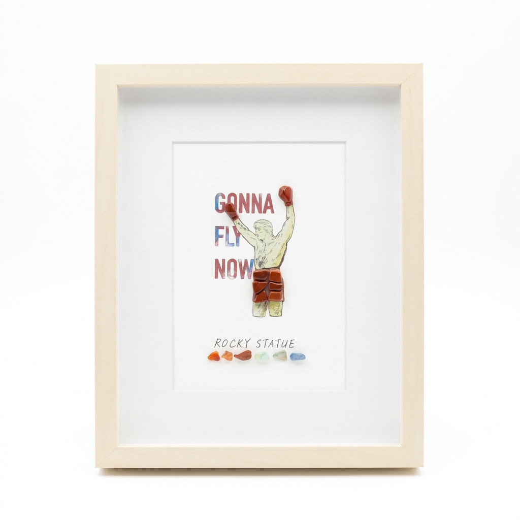 Philadelphia Themed Crystal Art 10"x8"