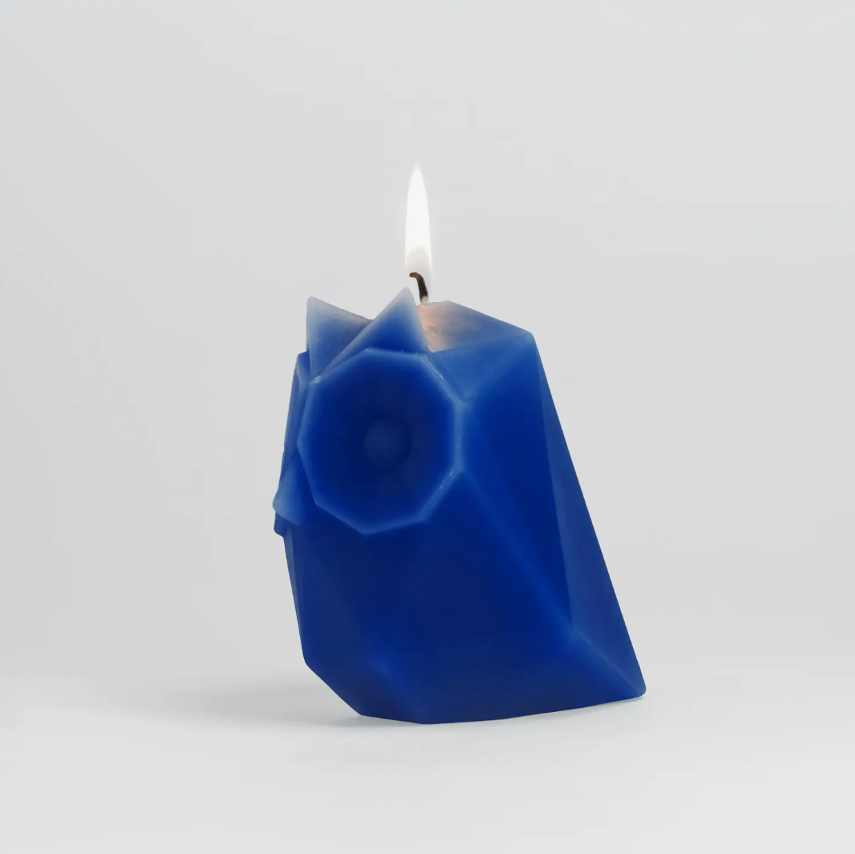 Pyropet Ugla Owl Candle - Electric Blue