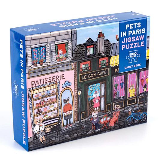 PETS IN PARIS 1,000-PIECE JIGSAW PUZZLE