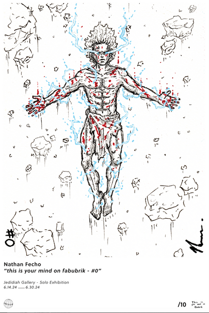 Poster of "This is your mind on fabubrik" by Nathan Fecho