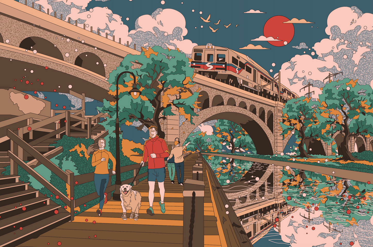 Manayunk Towpath Print