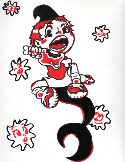 Drowning by Dat Show Prints