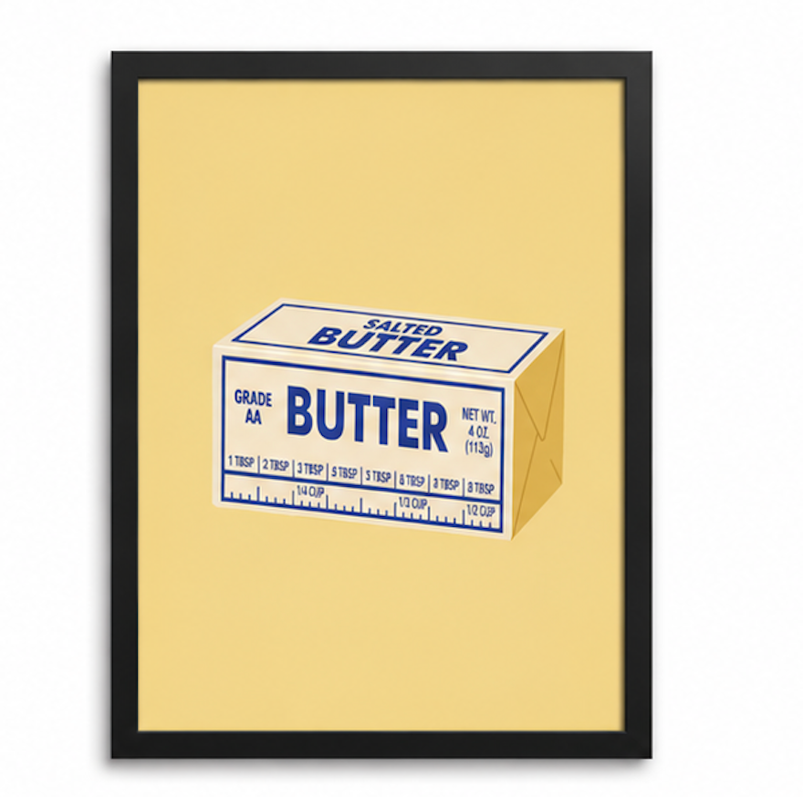 Salted Butter Print