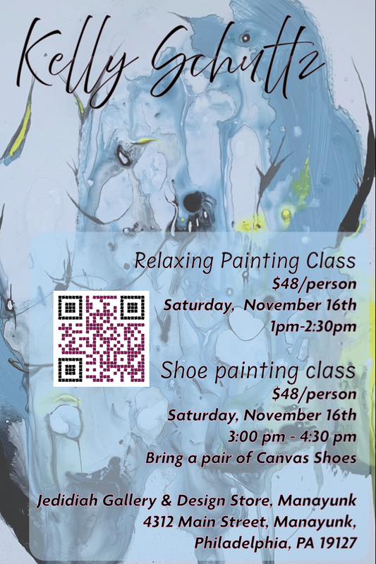 Relaxing Painting Class with Kelly Schultz in Manayunk