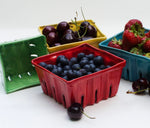 Small Ceramic Berry Baskets