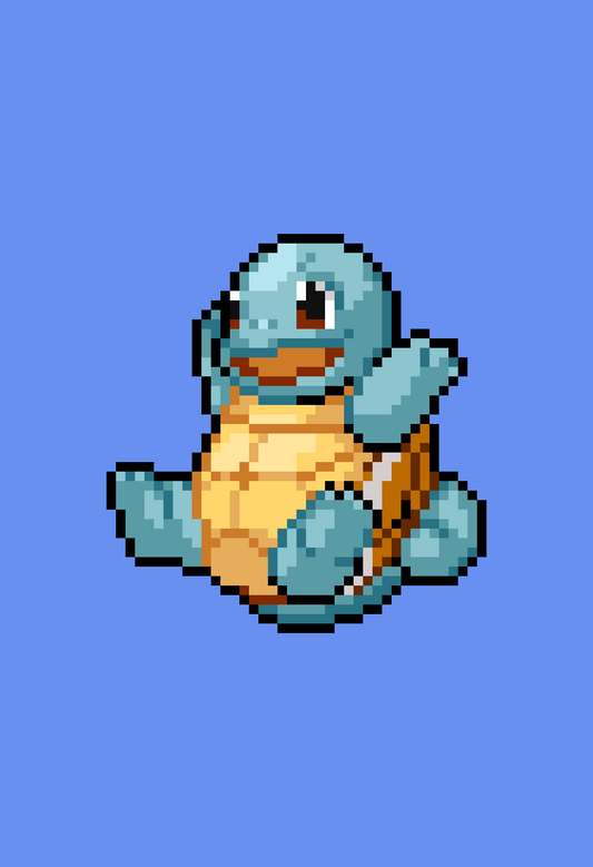 Squirtle - Pokemon Print