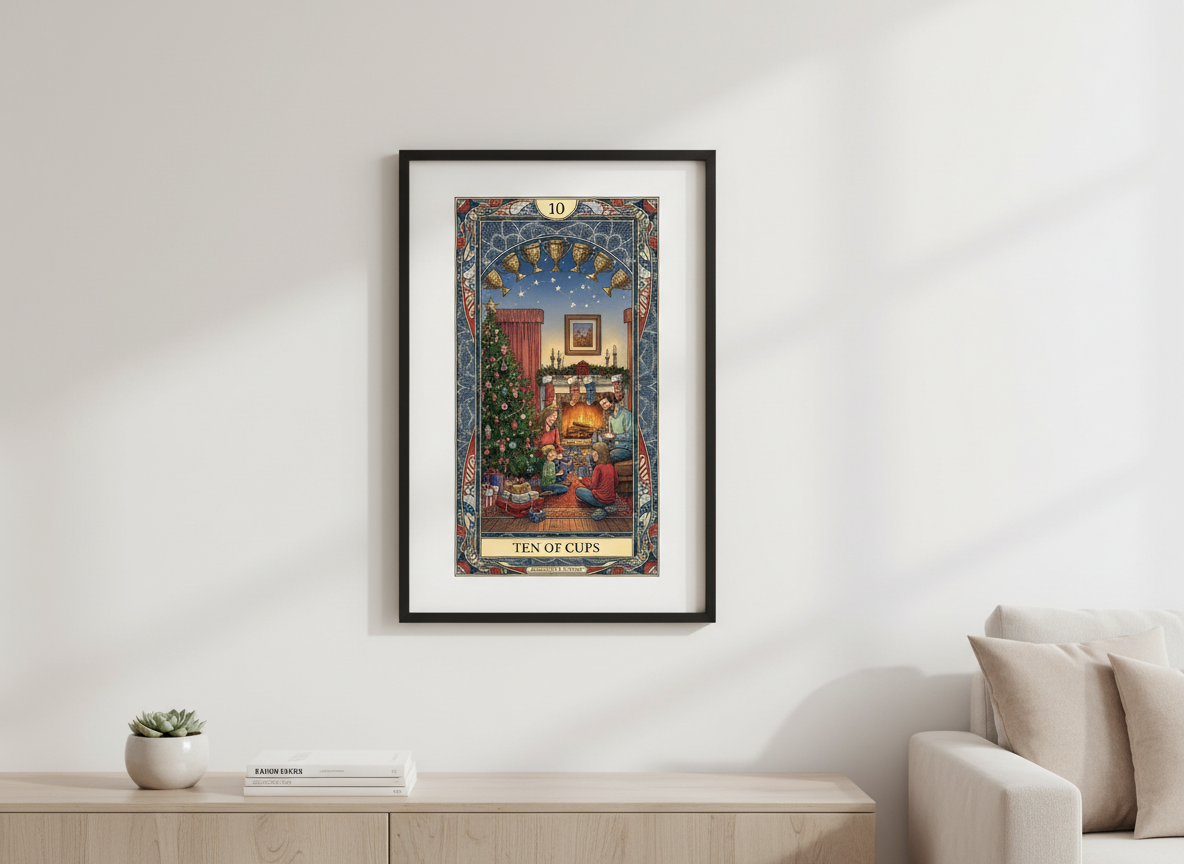 America 250 Tarot Series - Ten of Cups a commemorative tarot collection celebrating 1776–2026.