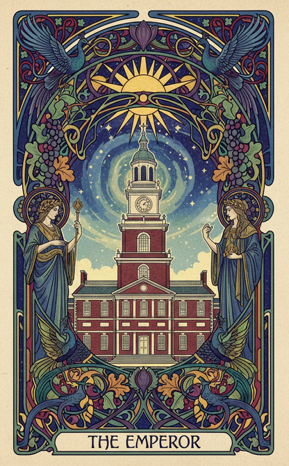 Philadelphia Themed Tarot Art