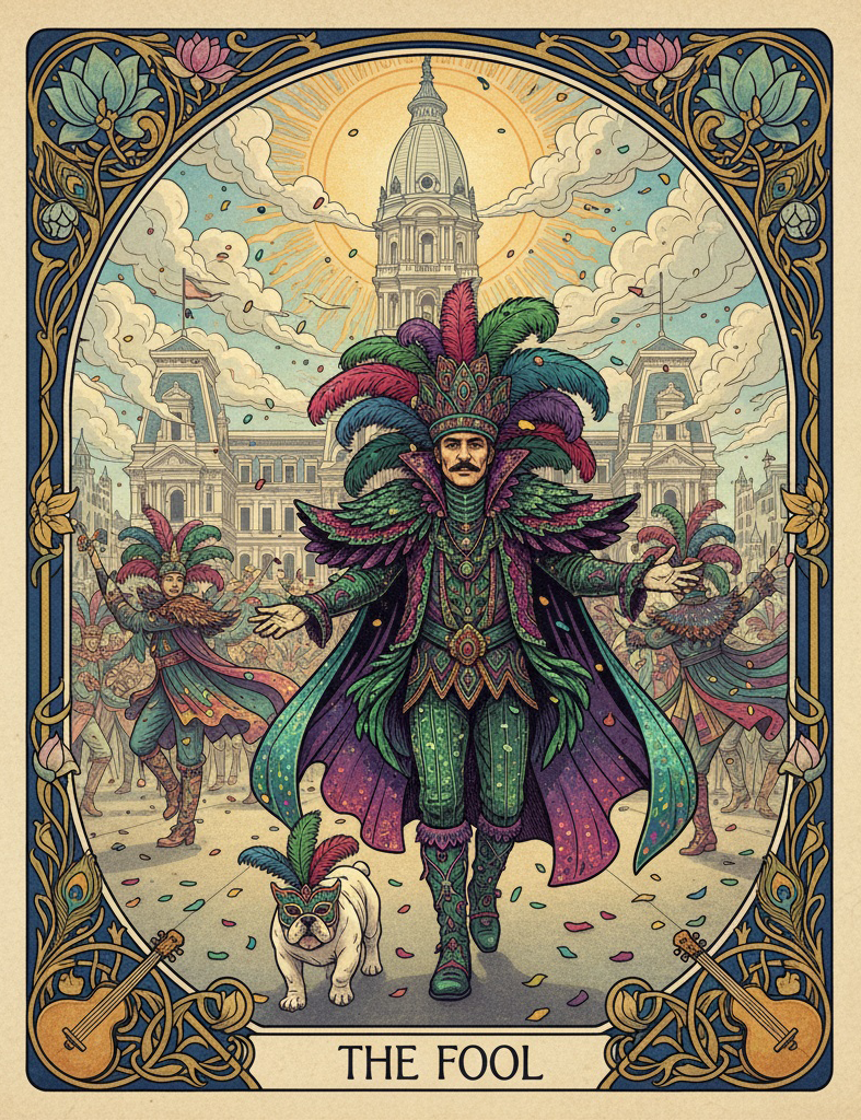 Philadelphia Themed Tarot Art
