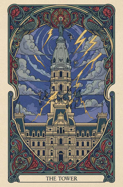 Philadelphia Themed Tarot Art