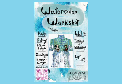 Watercolor Class with artist Tiantian Li