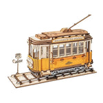 Retro Tramcar 3D Wooden Puzzle TG505
