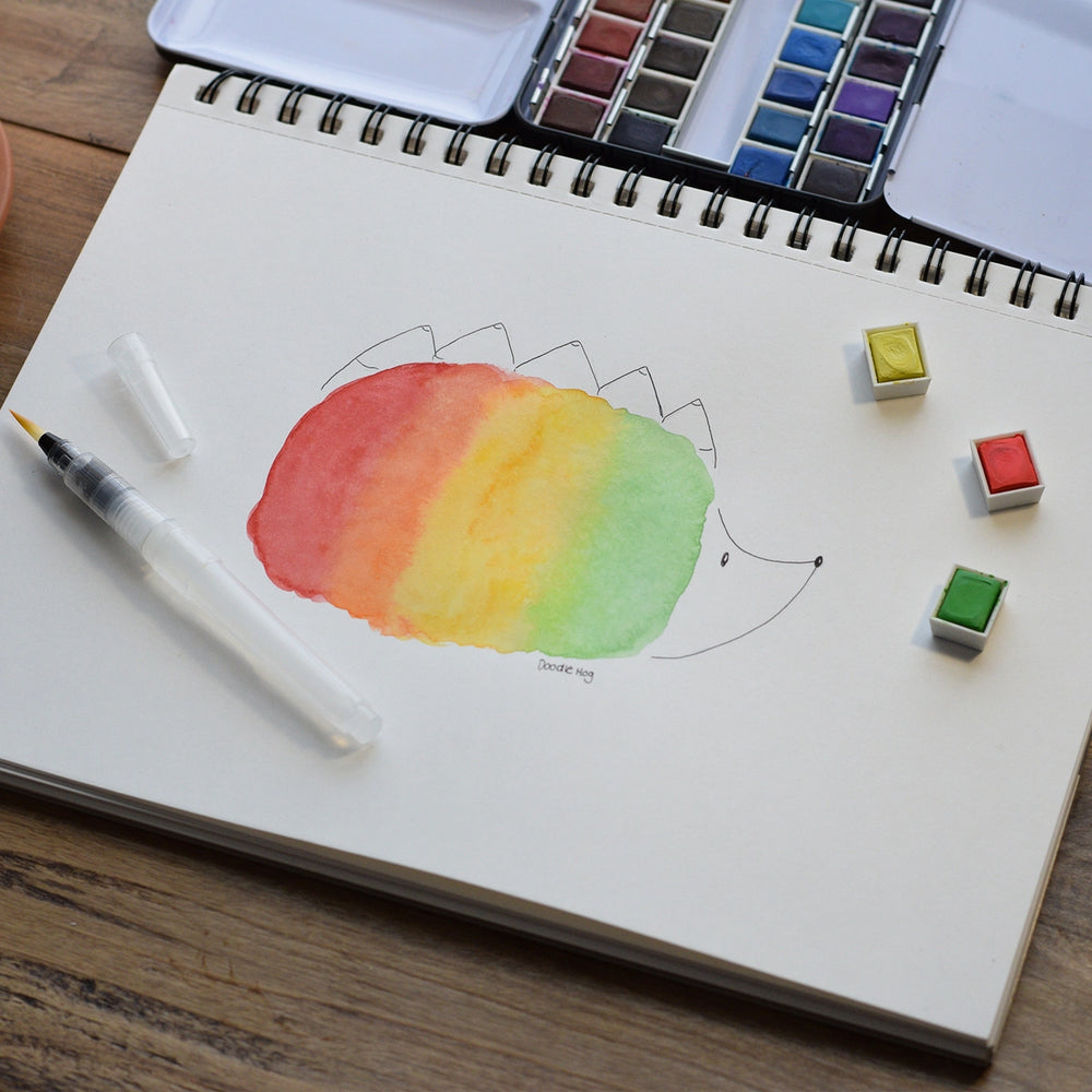 Watercolor Paint Set For Artists On-The-Go!