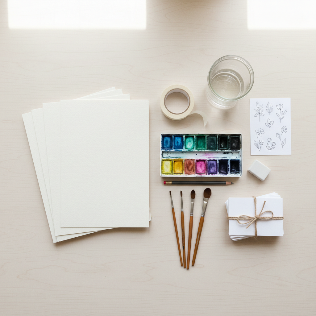 Watercolor Botanicals workshop (Creative Reset — Beginner to Intermediate)