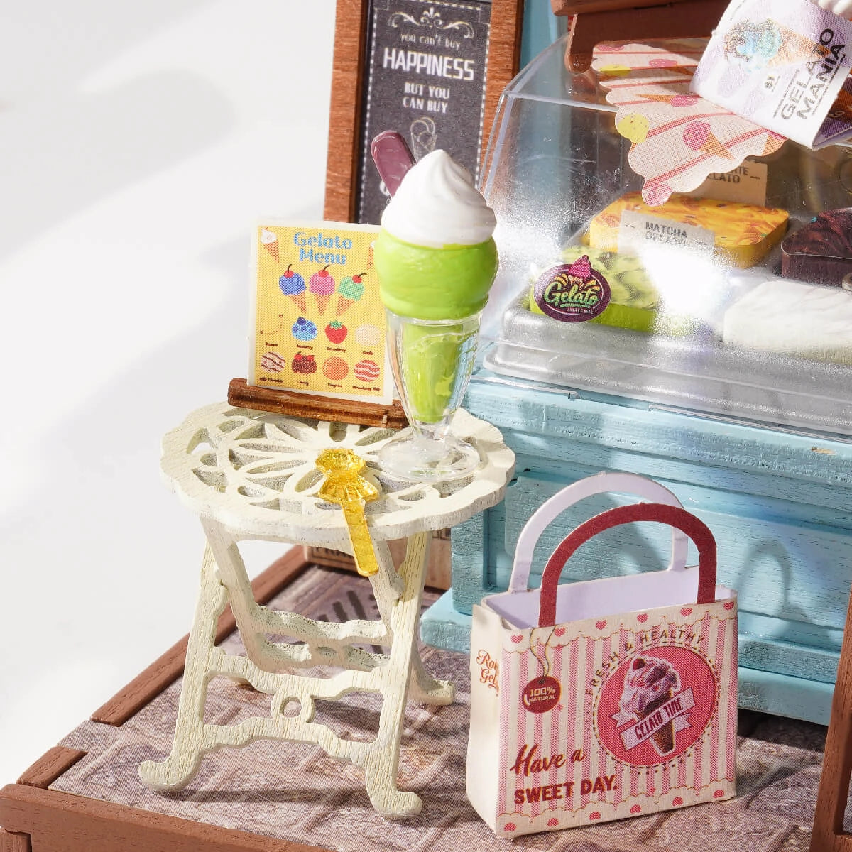 DIY Miniature House Kit – Chill Bites Gelato Stall