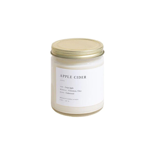 Apple Cider: Minimalist Candle