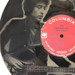 Bob Dylan 12 Inch Black Vinyl Lp Laser Etched Wall Art.