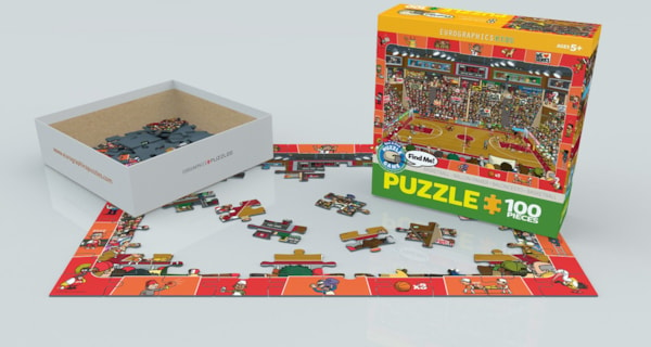Kids Basketball 100 Piece Puzzle