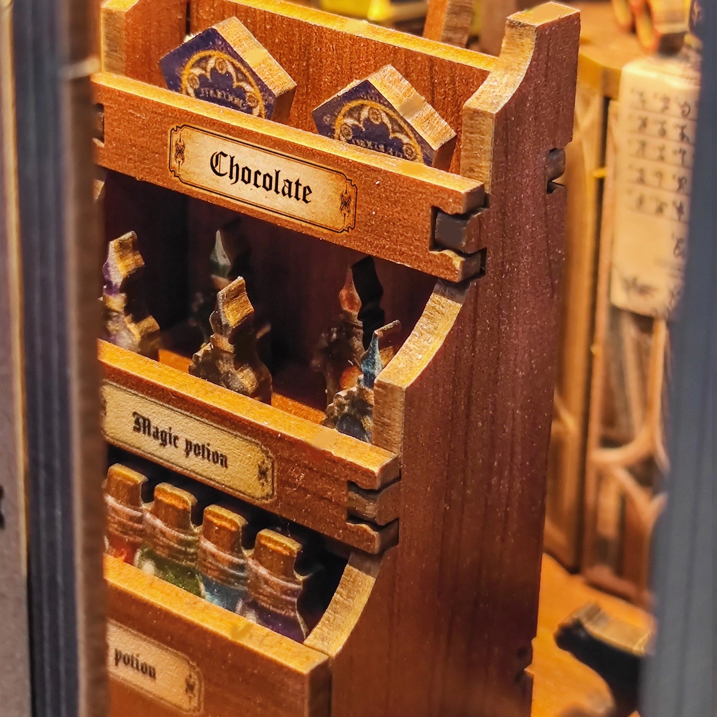 Wand Emporium - DIY Book Nook Kit (Miniature Wizard Shop)